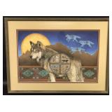 Signed Nancy Wood Taber Lithograph