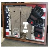 Framed UFC Fight Night Used & Signed Gear