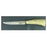 Hand Made Stag Handle Skinning Knife