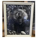 Bear Etching