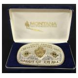 Montana Silver Smiths Belt Buckle