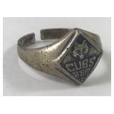 Sterling Silver Cub Scout Ring