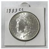 1883 UN CC Morgan Silver Dollar