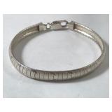 Sterling Silver Stamped Italy Bracelet