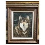 Signed Framed Oil on canvas