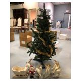 Selection of ceramic Christmas Decor and Minitaure