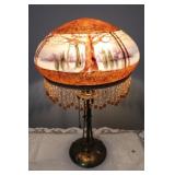 SIGNED HANDEL ART NOUVEAU TABLE LAMP