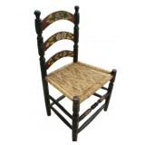 HANDPAINTED FOLK ART CHAIR