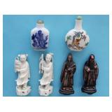 CHINESE FIGURES & SNUFF BOTTLES