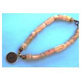 NECKLACE w/BYZANTINE COIN PENDANT