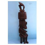 AFRICAN YORUBA  FERTILITY VESSEL