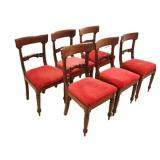 SET OF SIX WILLIAM IV STYLE DINING CHAIRS