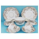19C. ENGLISH PORCELAIN TEA SET