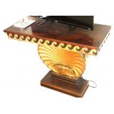 ED. WORMLEY 'SHELL' CONSOLE TABLE