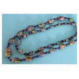 DOUBLE STRAND MILLEFIORI NECKLACE