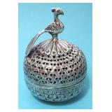 GLOBULAR SILVER POT