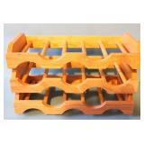 STACKABLE WOODEN WINE RACK