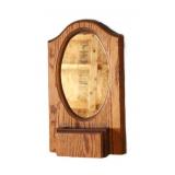 OAK FRAMED MIRROR