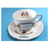 OPENING of ST, LAWREBCE SEAWAY  CUP & SAUCER