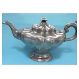 EARLY PEWTER TEAPOT