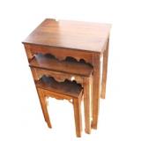 3-PIECE NESTING TABLE SET