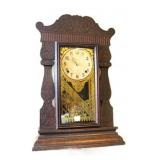 ANTIQUE INGRAHAM GINGERBREAD MANTLE CLOCK