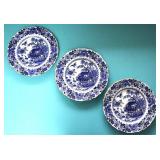 3 ROYAL WORCESTER PORCELAIN PLATES