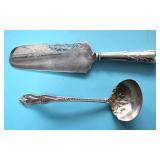 TWO SILVER PLATED SERVING PIECES