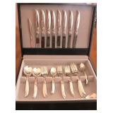 VINTAGE SILVER PLATED FLATWARE SET