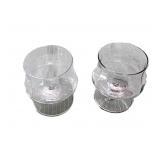 8  CRYSTAL SHRIMP/DESSERT GLASSES