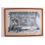 ANTON PIECK FRAMED PRINT
