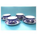 ROYAL WORCESTER CUPS & SAUCERS