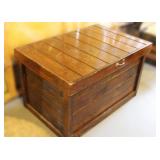 WOOD STORAGE BOX
