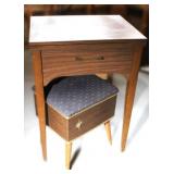 VINTAGE SEWING MACHINE TABLE