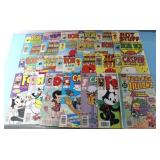 25 HARVEY CLASSICS COMICS BOOKS C.1990