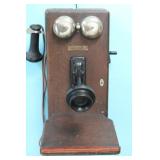 ANTIQUE WALL-MOUNTED TELEPHONE