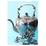 SILVER PLATED SWING KETTLE