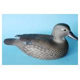 CARVED "WOOD DUCK HEN" DECOY