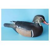 CARVED MALE "WOOD DUCK" DECOY