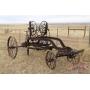 Cool Western Wheeled Scraper Co. Road Grader.