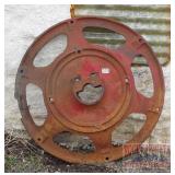 Heavy 34" Tractor Wheel.