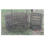 2 32" Rolls of Wire Fencing.