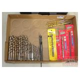 Assorted Drill Bits, Many are new.