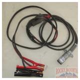 Jumper Cables W/ Trailer Plug Adaptor.