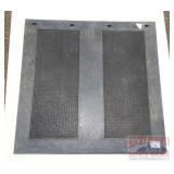 2 Heavy Duty Rubber Mud Flaps.