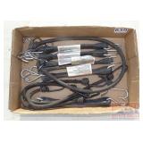 Assorted Rubber Bungee Cords.