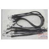 Assorted Rubber Bungee Cords.