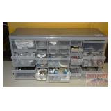 22 Drawer Parts Organizer W/ Contents.