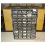 45 Drawer Parts Cabinet W/ Contents.