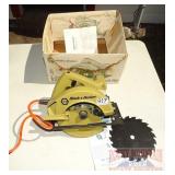Black & Decker 7 1/4" Circular Saw W/ Box & Blade.